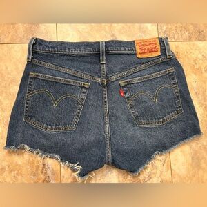 NWOT Levi's 501 Denim High Rise Buttonfly Shorts Women's 30 Waist